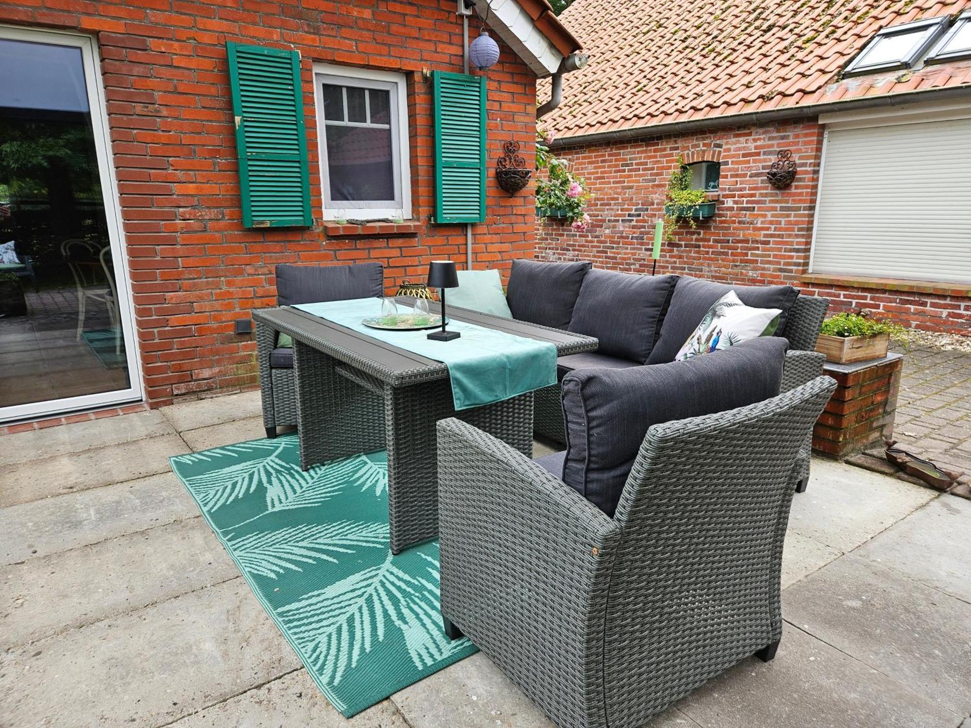 Kleines Ferienhaus Luettje Backhuus 35516 Uplengen Kültér fotó