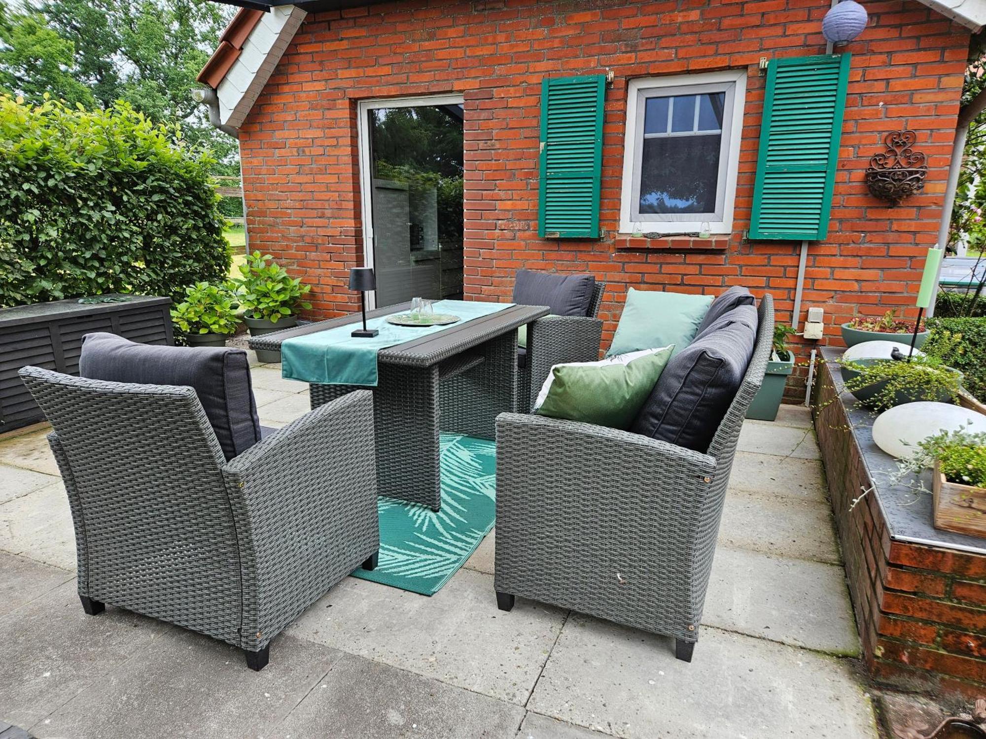 Kleines Ferienhaus Luettje Backhuus 35516 Uplengen Kültér fotó